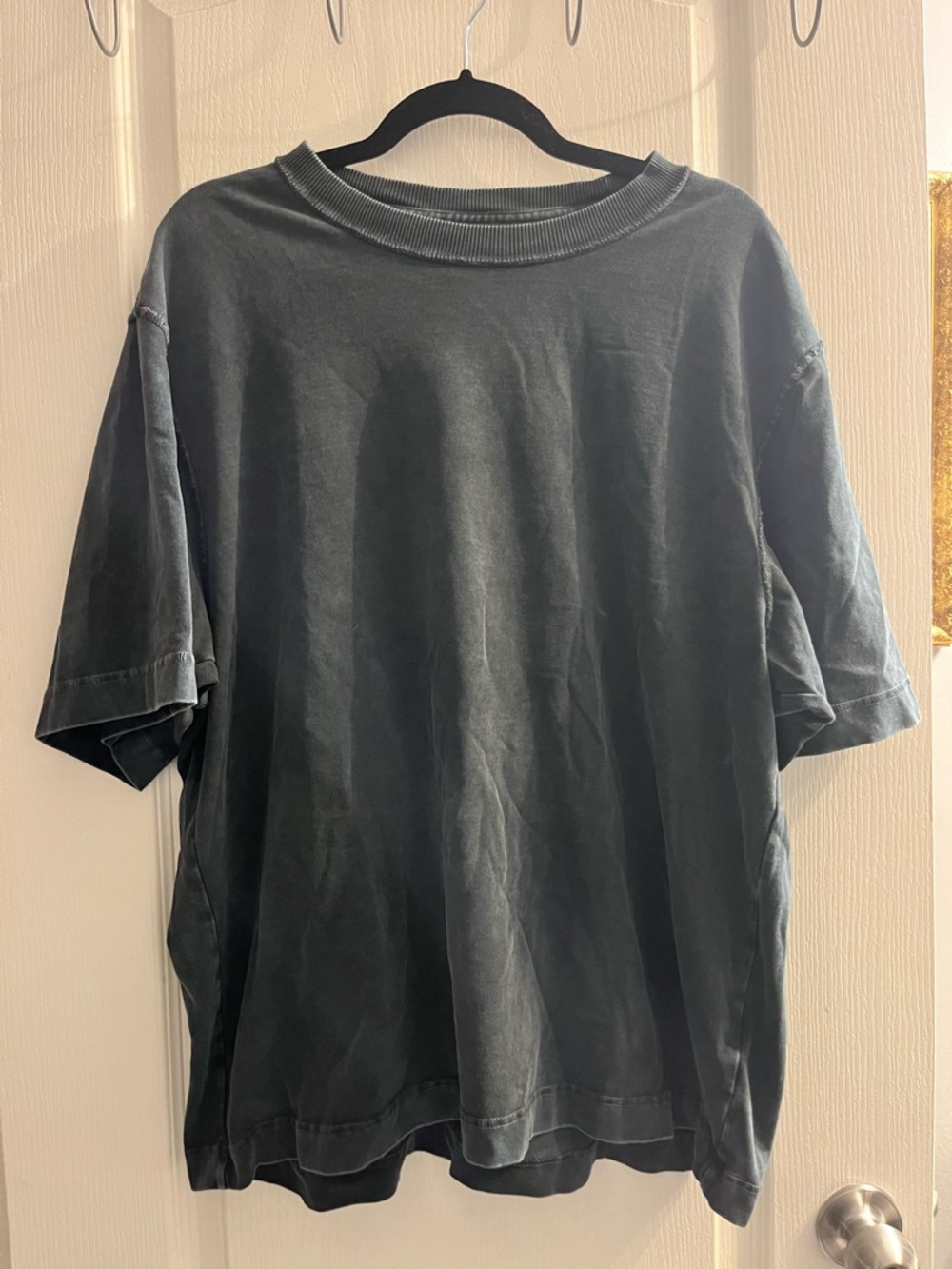 Abercrombie & Fitch Washed Black Crewneck Tee